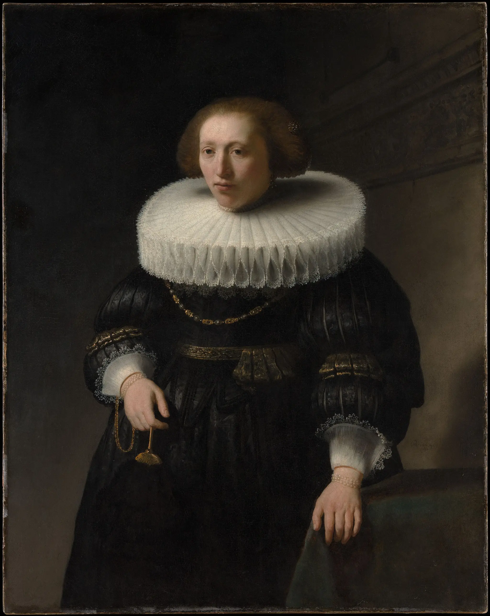 Portrait of a Woman, probably a Member of the Van Beresteyn Family by Rembrandt (Rembrandt van Rijn)