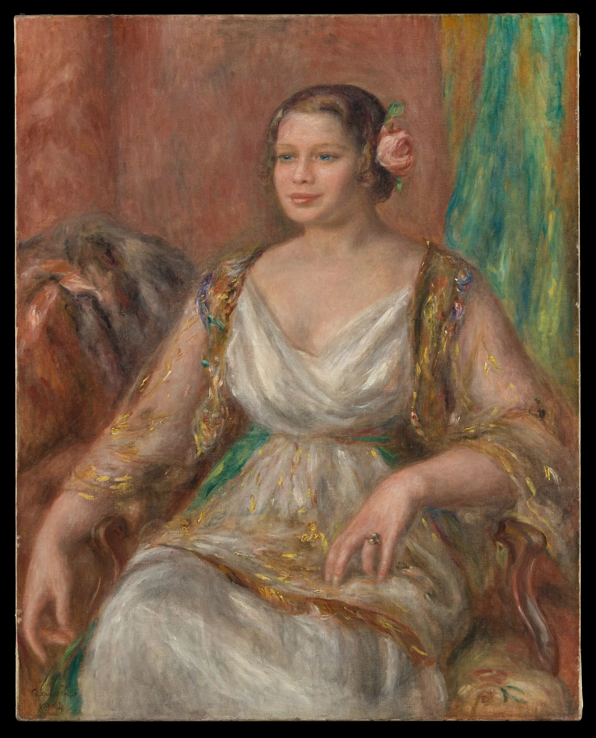 Tilla Durieux (Ottilie Godeffroy, 1880–1971) by Auguste Renoir