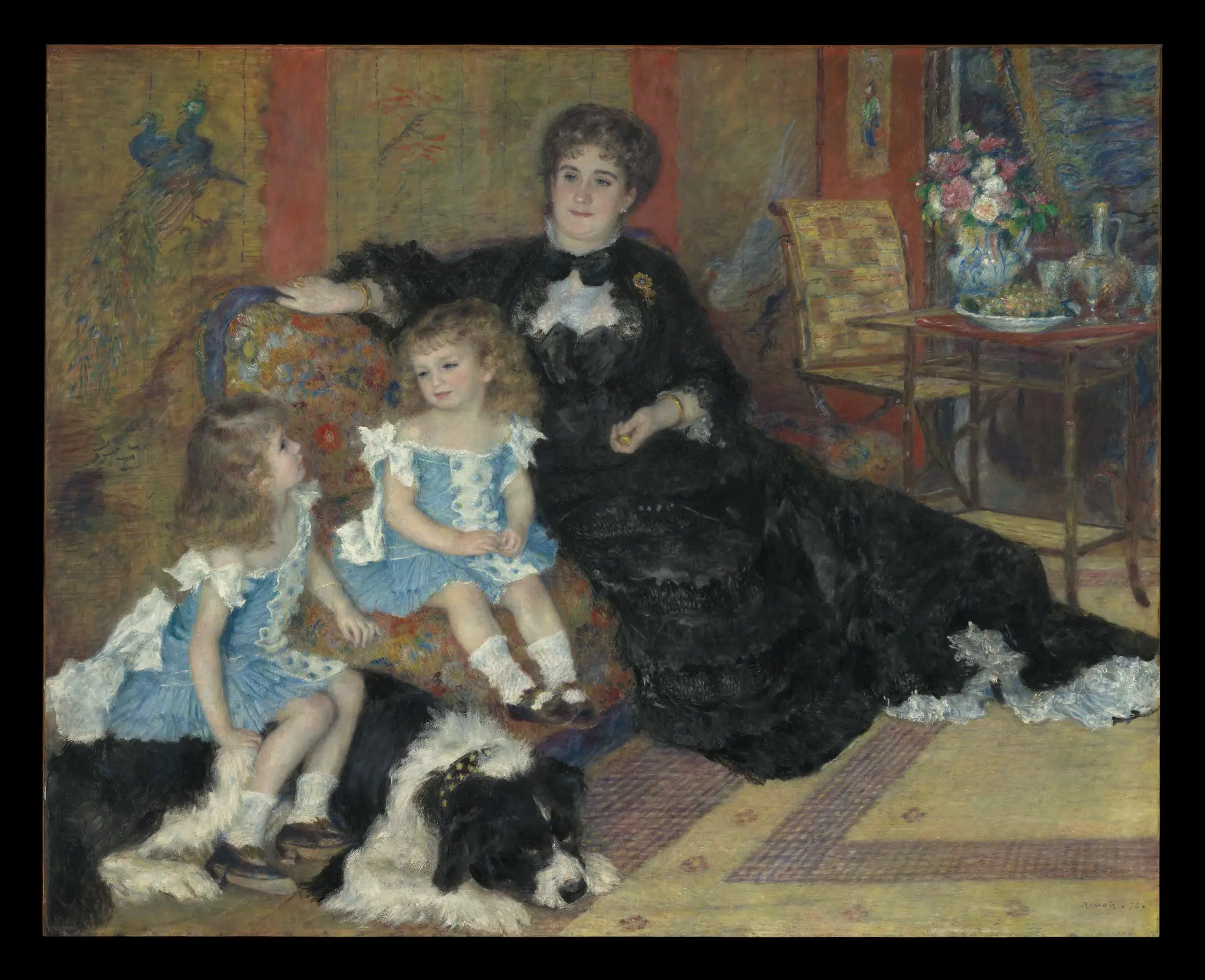 Madame Georges Charpentier (Marguerite-Louise Lemonnier, 1848–1904) and Her Children, Georgette-Berthe (1872–1945) and Paul-Emile-Charles (1875–1895) by Auguste Renoir