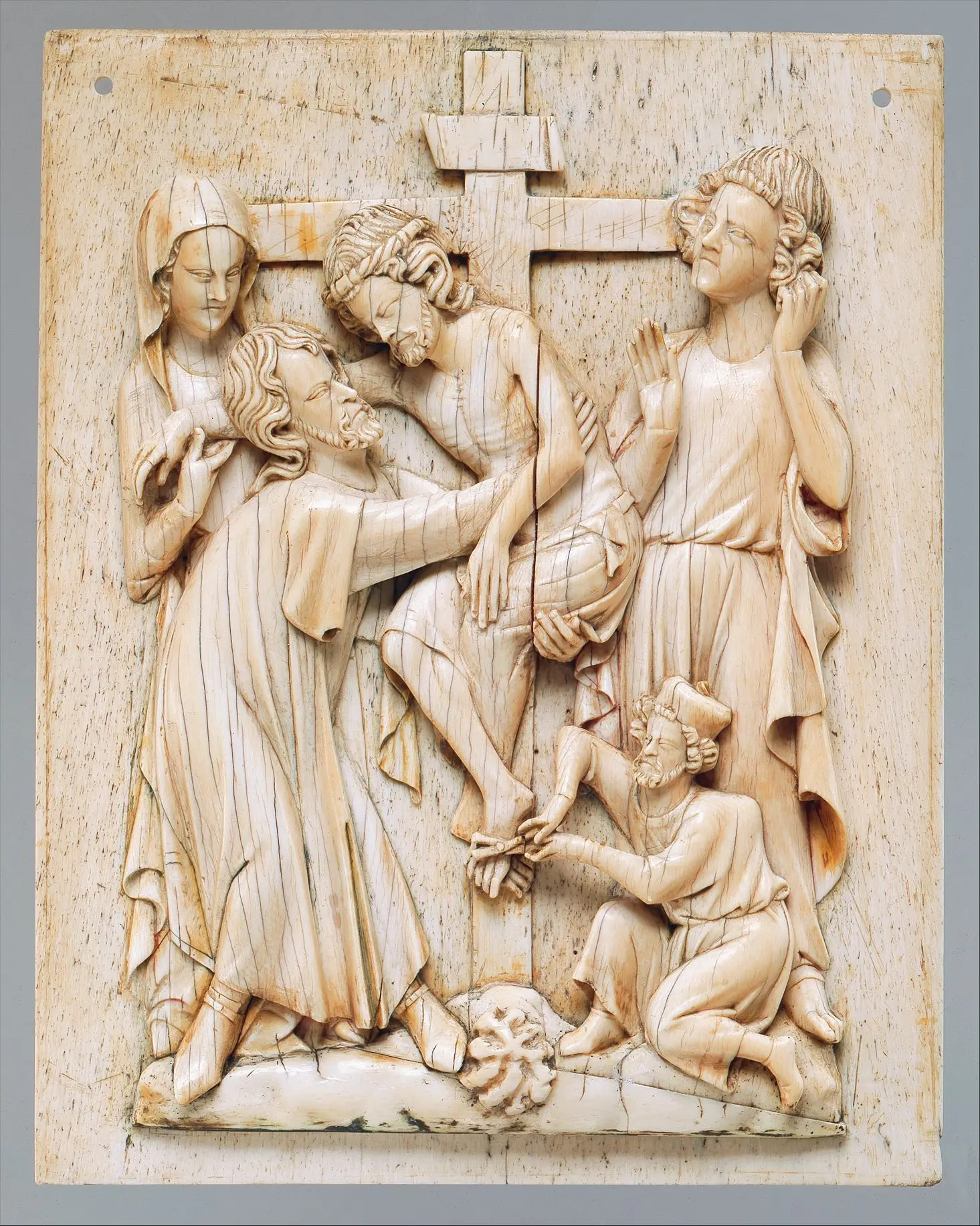 Plaque with the Descent from the Cross by Unknown artist
