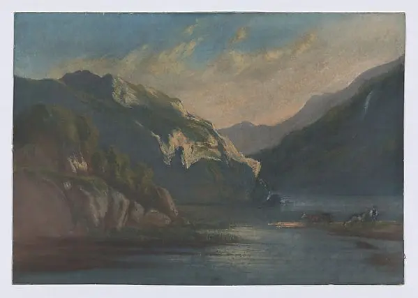 Alpine landscape by Elisabeth Louise Vigée Le Brun