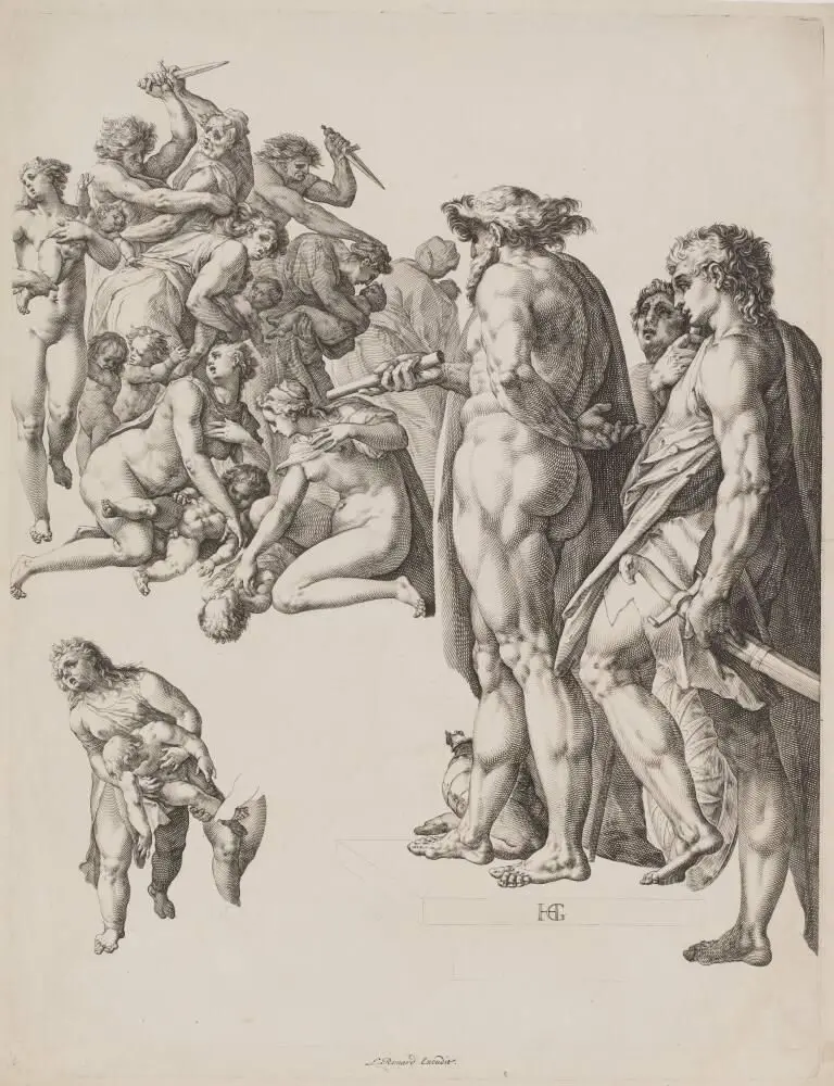 The Massacre of the Innocents by Hendrick Goltzius