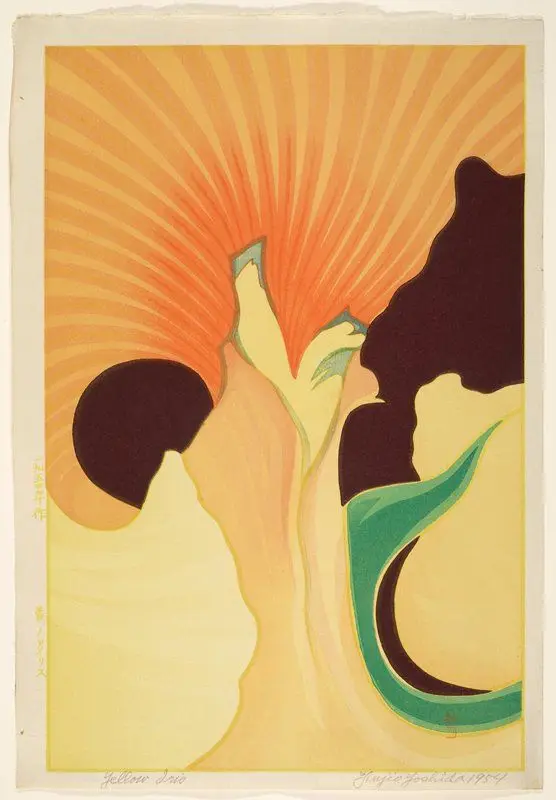 Yellow Iris by Yoshida Fujio (self-published)