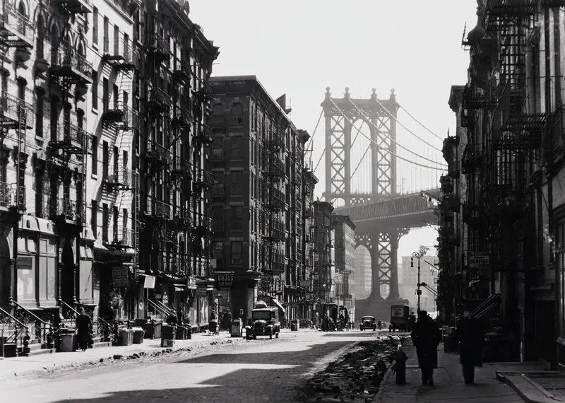 Pike and Henry Streets, New York by Berenice Abbott