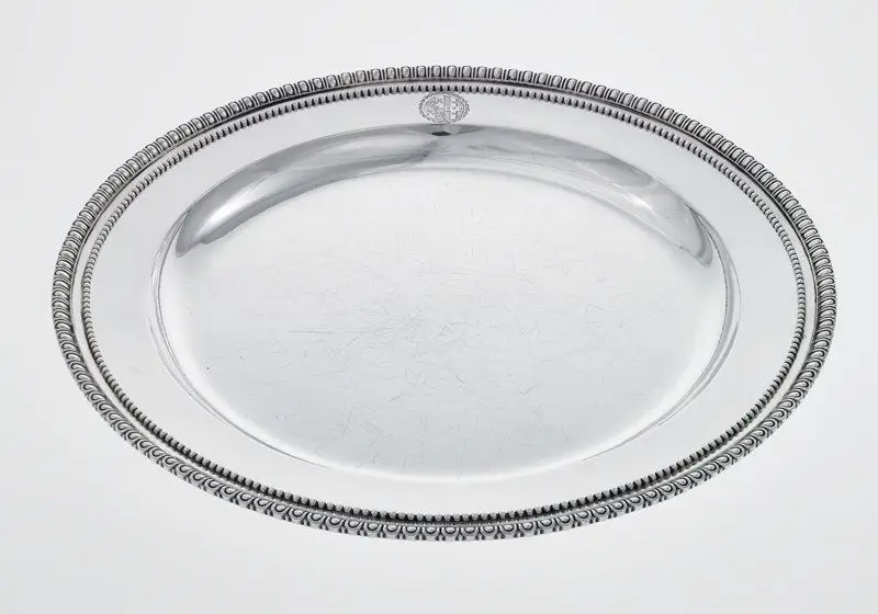 Serving platter, one of a pair by Robert Adam