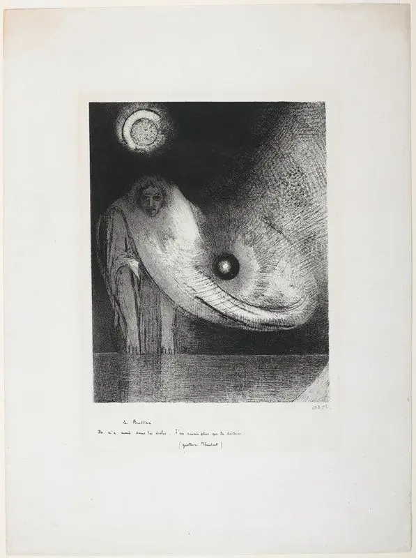 Le Buddha (The Buddha) by Odilon Redon