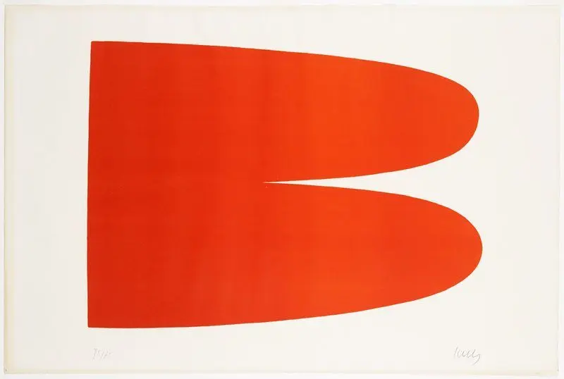 Red-Orange by Ellsworth Kelly