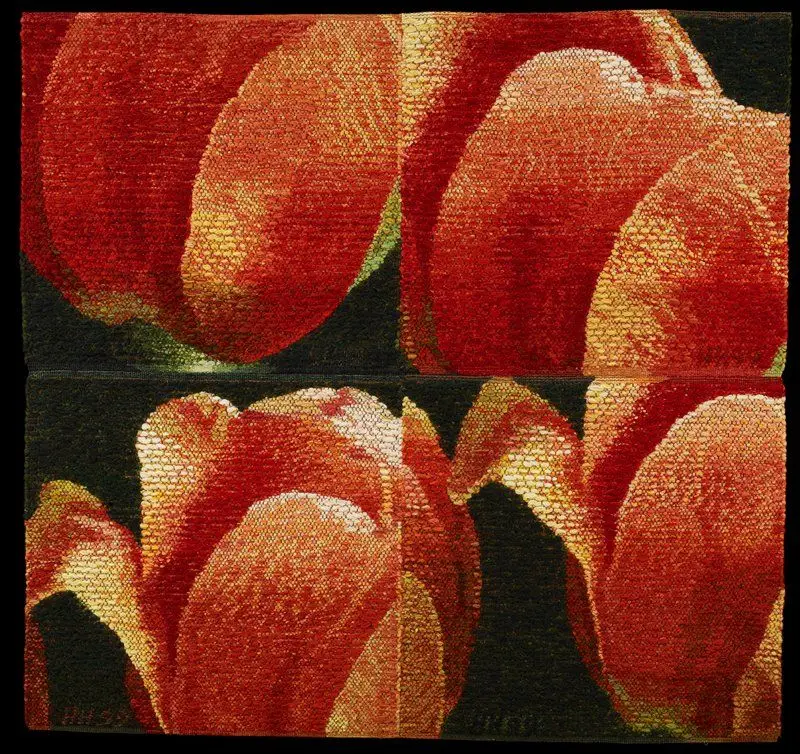 Four Tulips by Helena Hernmarck