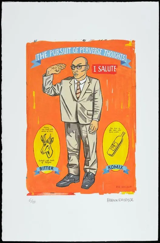 Untitled (The Pursuit of Perverse Thoughts) by Anton Kannemeyer