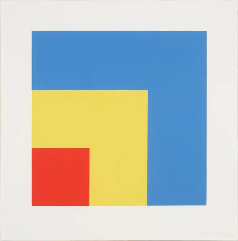 Red Yellow Blue by Ellsworth Kelly