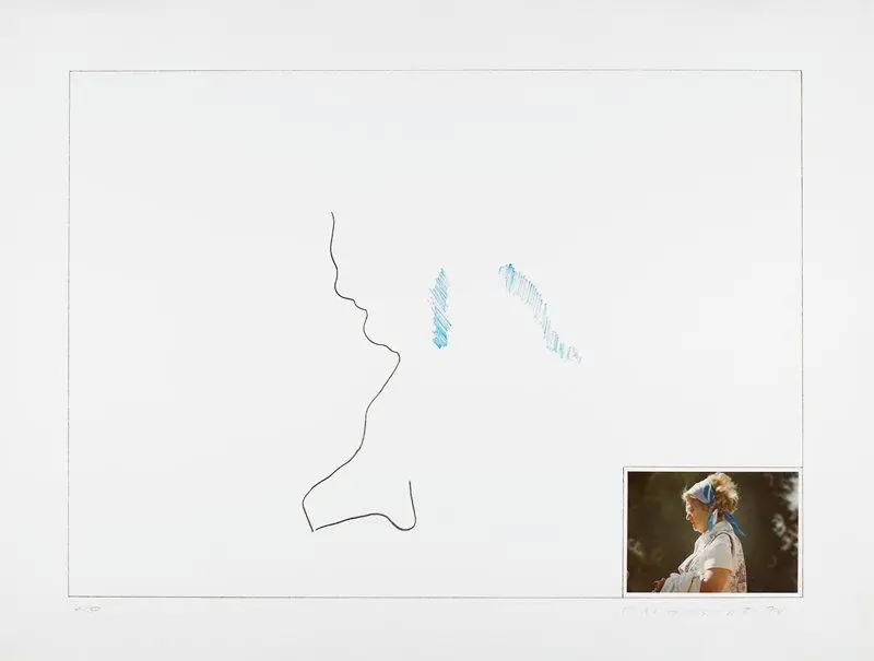 Raw Prints (Blue) by John Baldessari