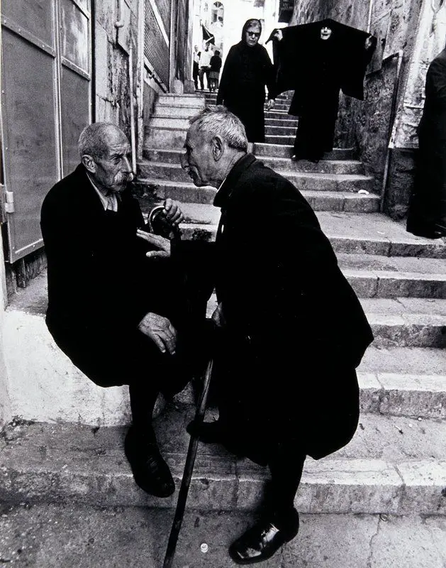 Alley in Jerusalem by Micha Bar-Am