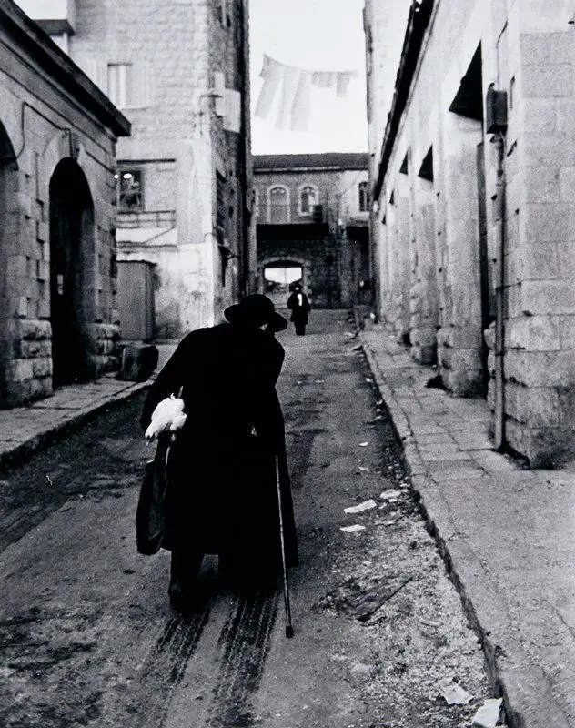 Yom Kippur Eve, Mea Shearim by Micha Bar-Am