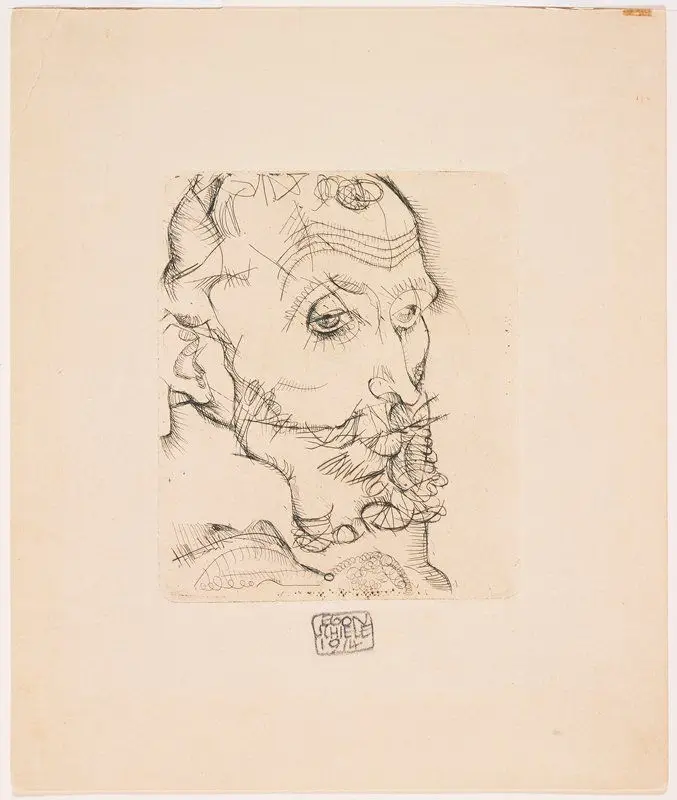 Portrait of Franz Hauer by Egon Schiele