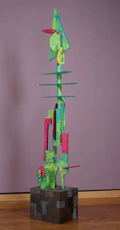 Greened Thing (Sculpture) by Aaron Curry