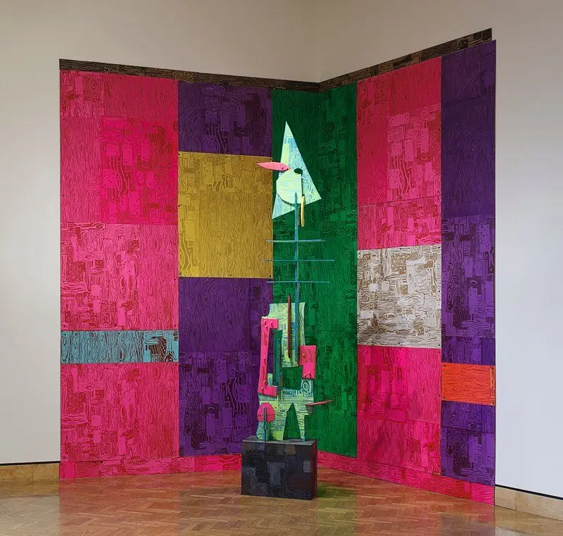 Greened Thing (Wallpaper) by Aaron Curry