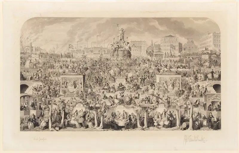 The Worship of Bacchus by George Cruikshank