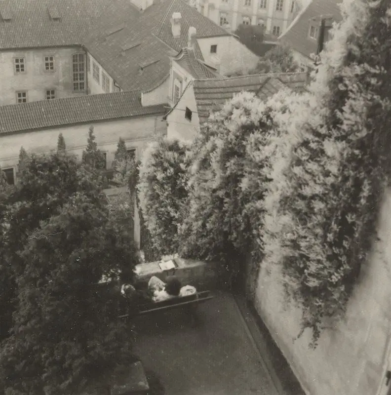 Untitled [courtyard] by Josef Sudek