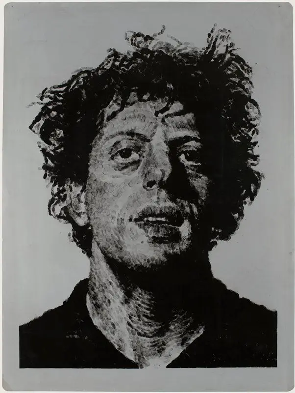 Phil / Fingerprint by Chuck Close