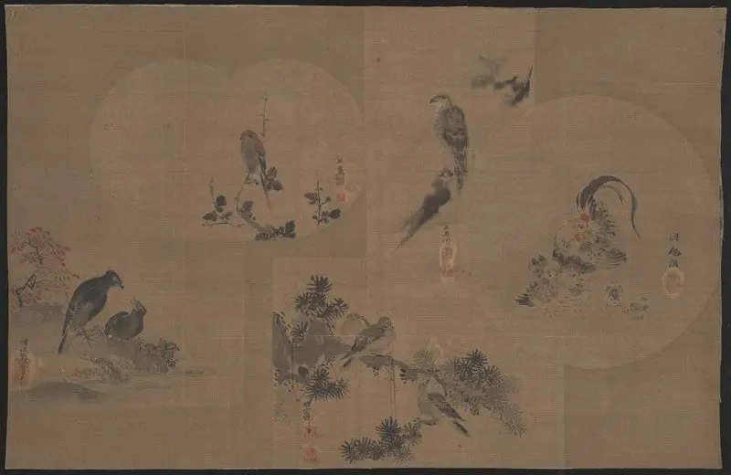 Album Leaf with Birds by Japan