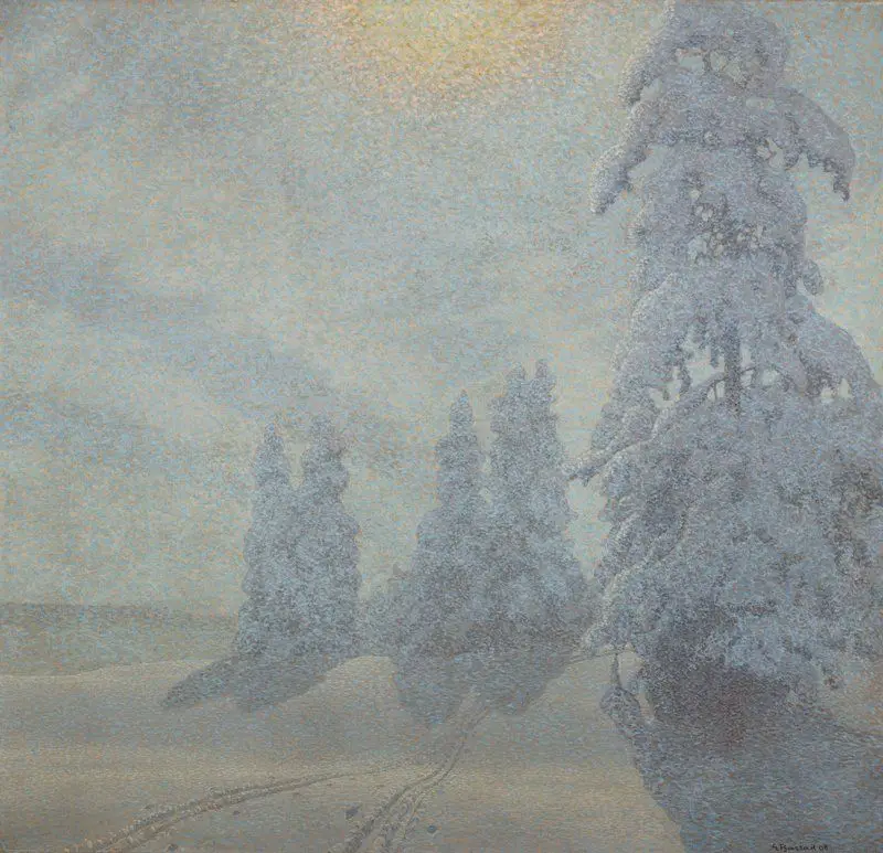 Winter Landscape by Gustaf Edolf Fjaestad