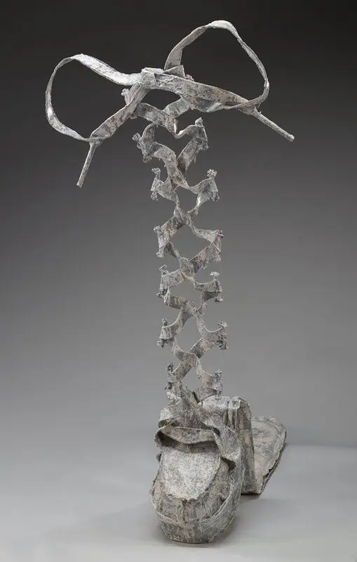 Sneaker Lace Sculpture by Claes Oldenburg