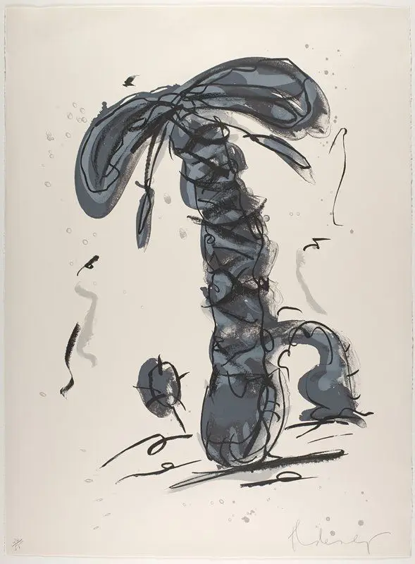 Sneaker Lace in Landscape - Gray by Claes Oldenburg