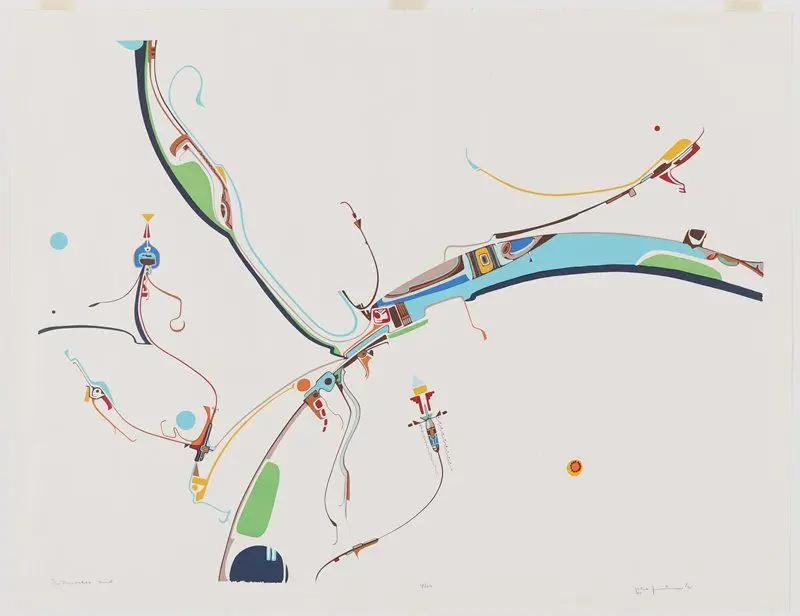 Turntable Bird by Alex Janvier