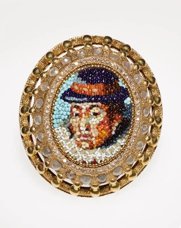 Ring, from Pocahontas jewelry set by Keri Ataumbi, metalsmith