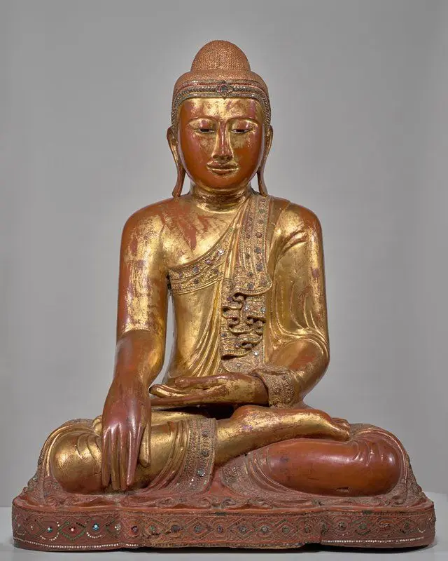 Enshrined Buddha by Myanmar (Burma)