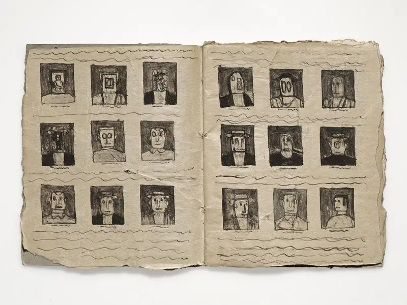 Untitled (Sugar Honey Maid Graham Crackers Book) by James Castle