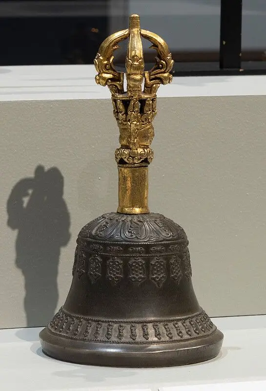 Dorje drilbu (Bell with vajra handle) by Tibet