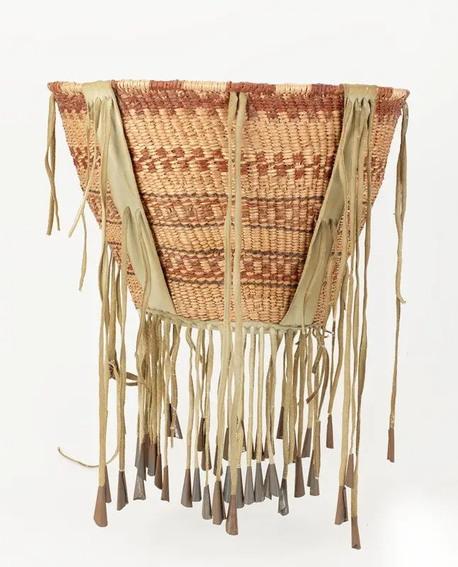 Basket with cone jingles by Native