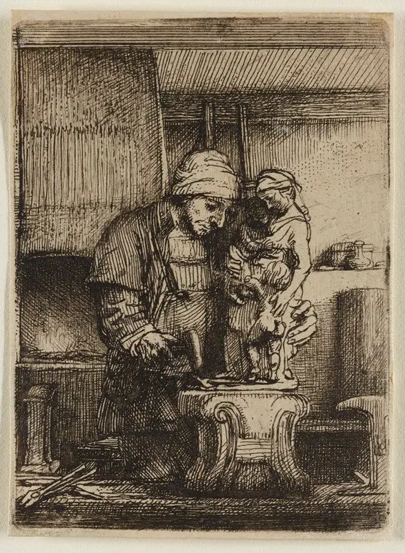 The Goldsmith by Rembrandt van Rijn