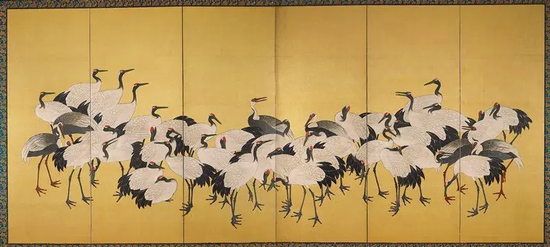 Cranes [left of a pair] by Japan
