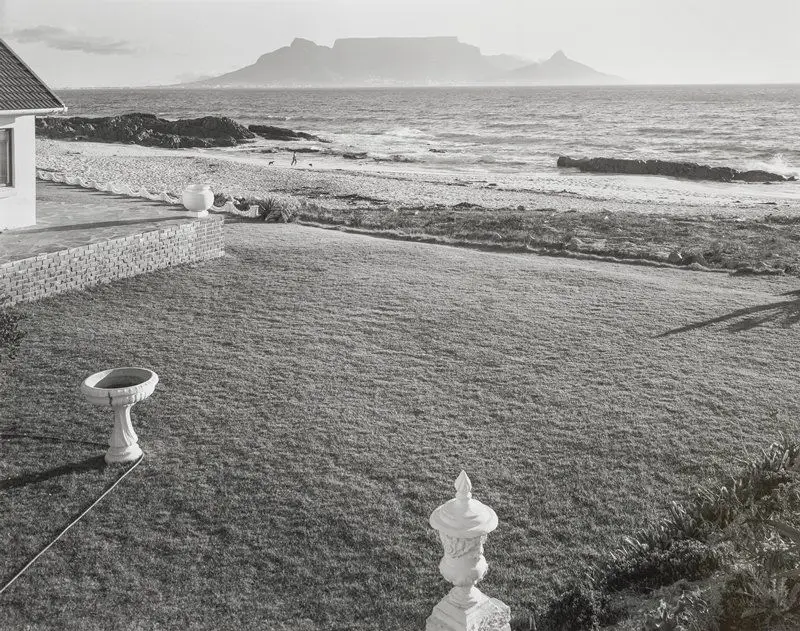 Thirteen kilometers of this coastline were a White Group Area, Bloubergstrand, Cape Town, 9 January 1986 by David Goldblatt