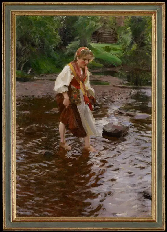 The Girl from Älvdalen by Anders Zorn