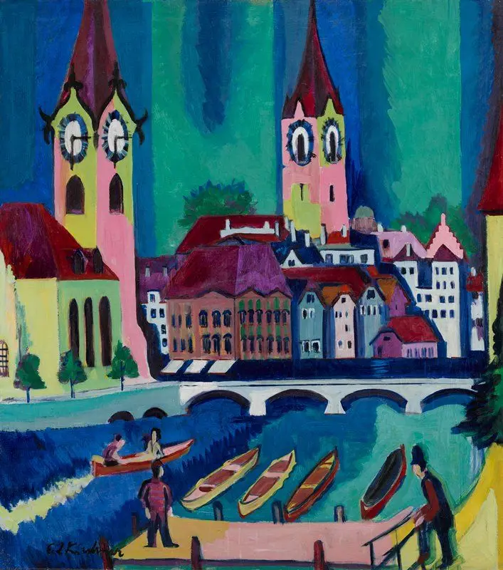 Zurich by Ernst Ludwig Kirchner