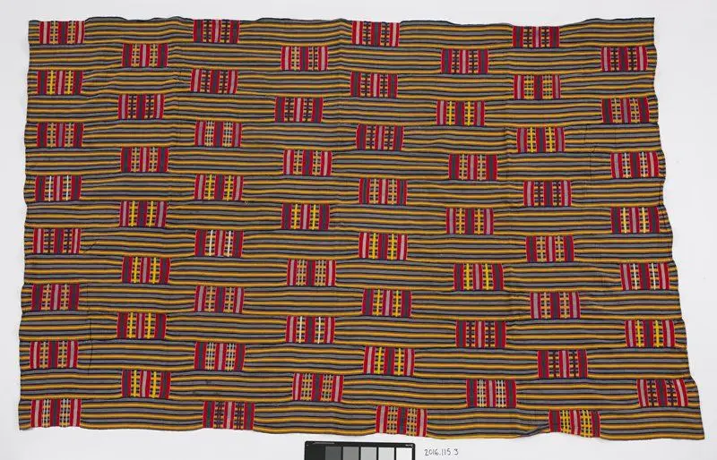 Kente cloth by Ewe artist