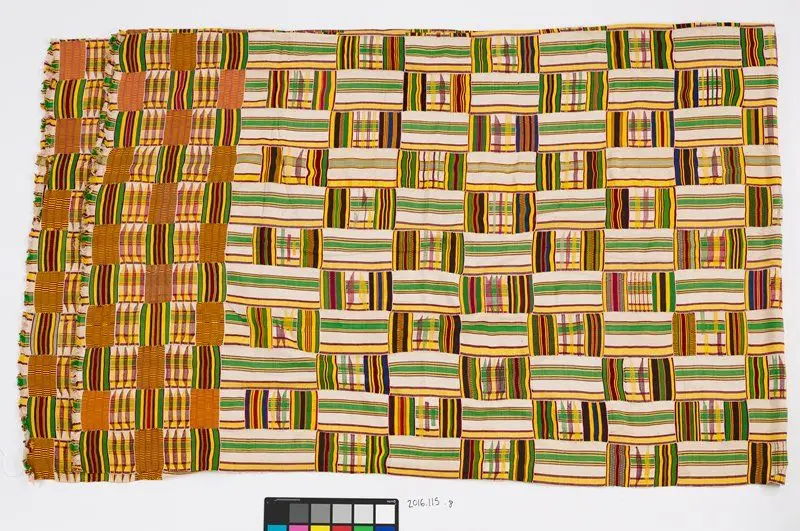 Kente cloth by Asante artist