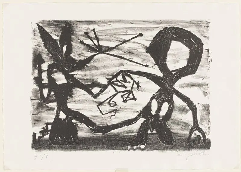 Idea for Sculpture No. 3, from Expedition to the Holyland by A. R. Penck (Ralf Winkler)