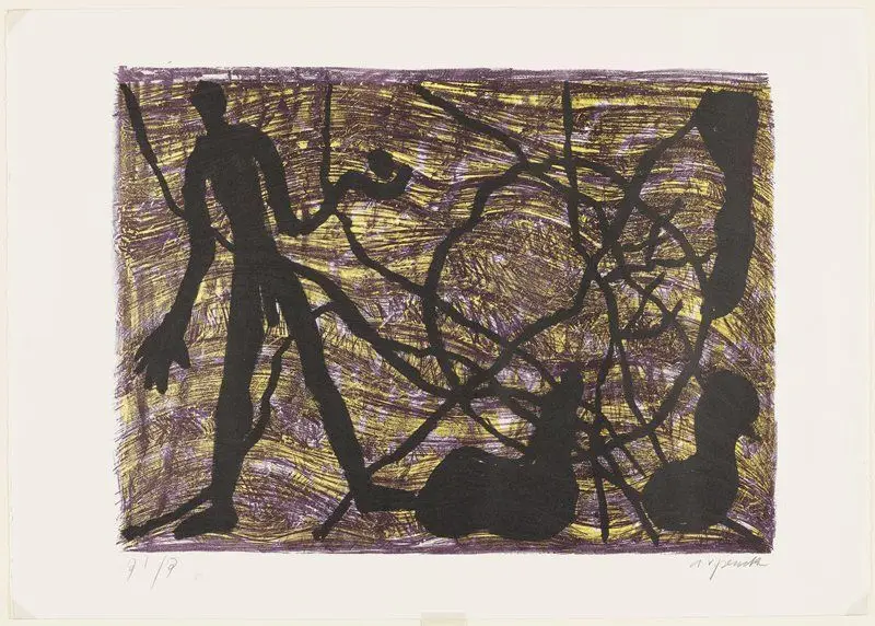 View of the Rocks, from Expedition to the Holyland by A. R. Penck (Ralf Winkler)