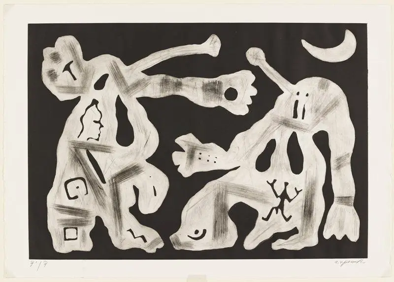 Communication, from Expedition to the Holyland by A. R. Penck (Ralf Winkler)