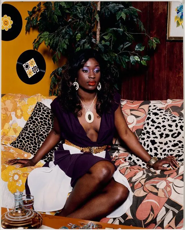 Portrait of Qusuquzah by Mickalene Thomas