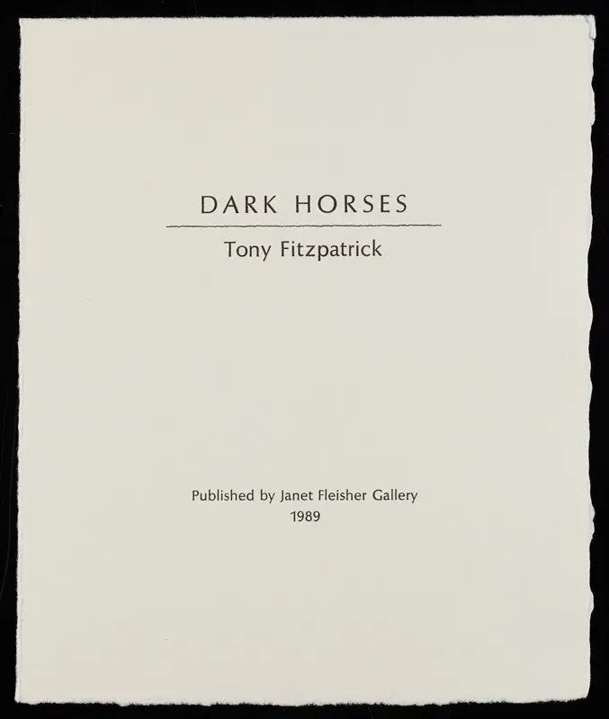Dark Horse by Tony Fitzpatrick