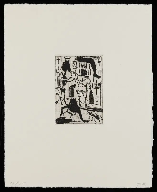 St. Thomas's Birds by Tony Fitzpatrick