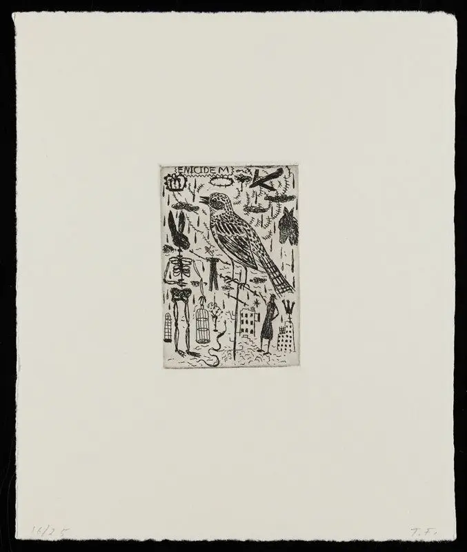 Champeen Bull by Tony Fitzpatrick