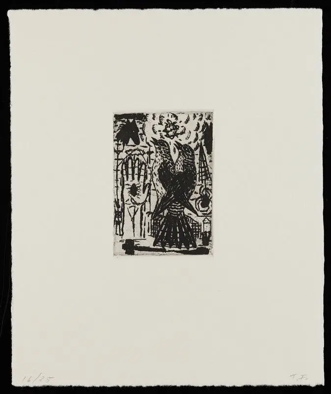 Sea Horse by Tony Fitzpatrick