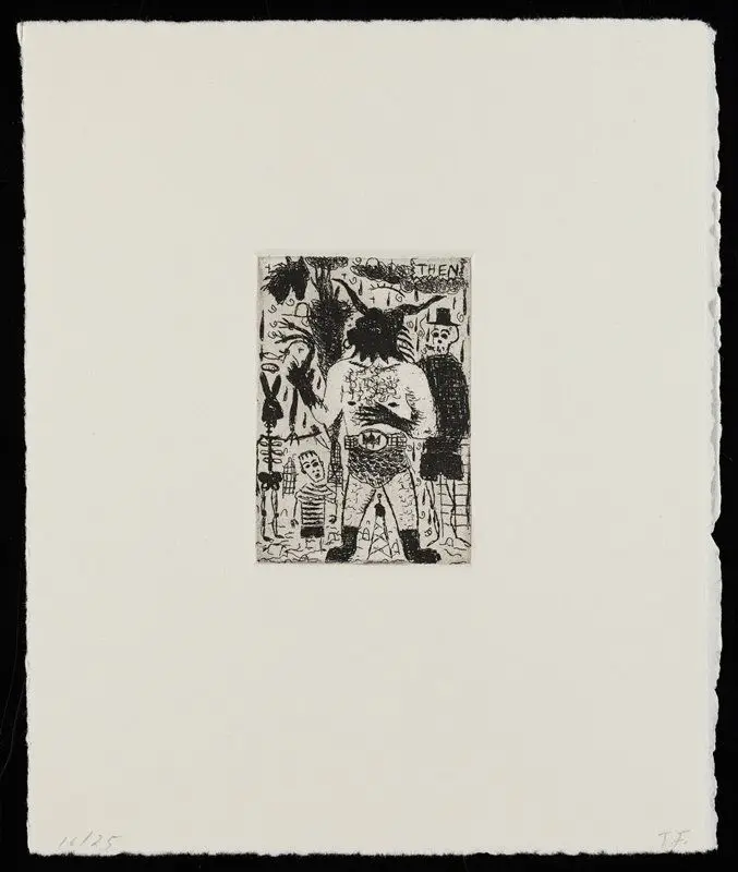 Title page from Dark Horses by Tony Fitzpatrick