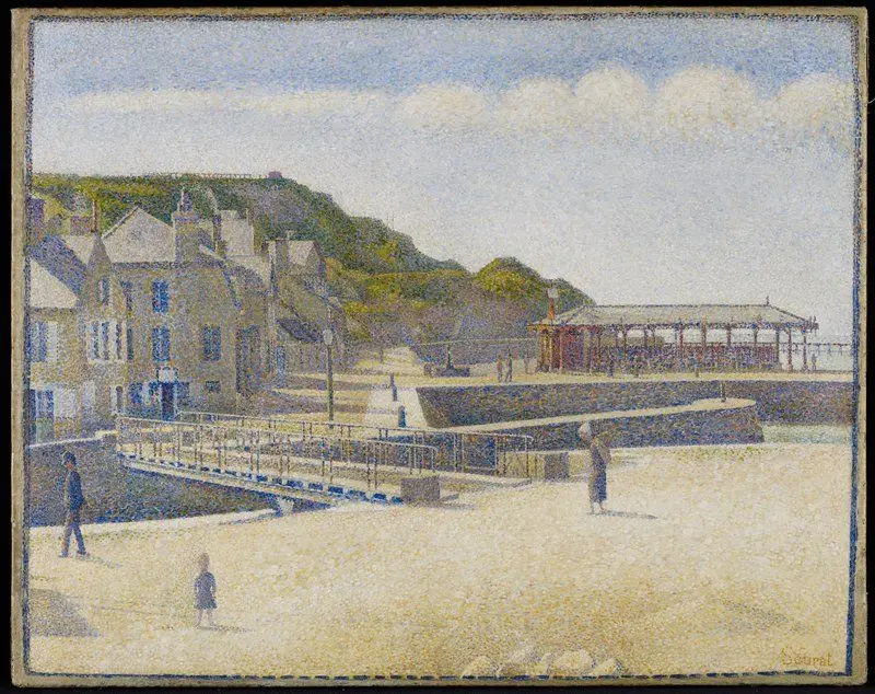 Port-en-Bessin by Georges Seurat